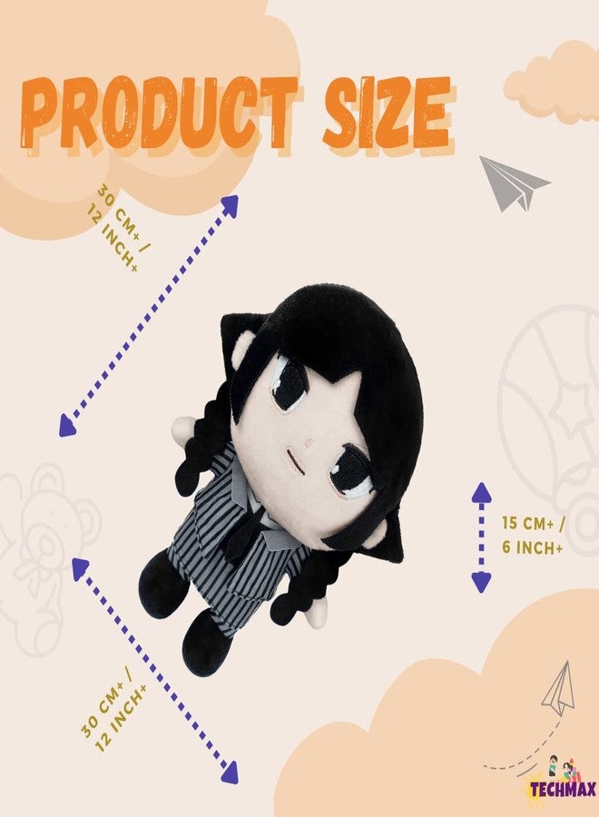 TechMax Solution لعبة TechMax Solution المضحكة والمرعبة، دمية يد وفتاة قطيفة، هدية مثالية للأصدقاء، الأولاد والبنات، في عيد الهالوين، عيد الميلاد، عيد الشكر، للأطفال والكبار - Image 2